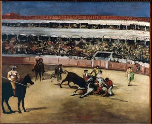 雄牛の戦い - 1865-1866.油彩・キャンバス