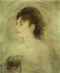 若い女性デコルテ、1882