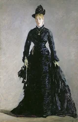 ラ・パリジェンヌ - マネ、エドゥアール（1832-1883） - 1875 - 油彩・キャンバス - 192x125 - ストックホルム国立博物館