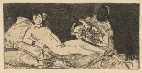 オリンピア小皿、1867年。