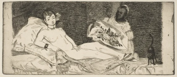 オリンピア小皿、1867年。
