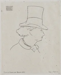 シャルル・ボードレールの肖像 1821-1867.