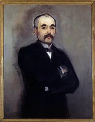 ジョルジュ・クレマンソー（1841-1929）の肖像 エドゥアール・マネ（1832-1883）の絵画 19世紀 日。0.94 x 0.74 m パリ、オルセー美術館