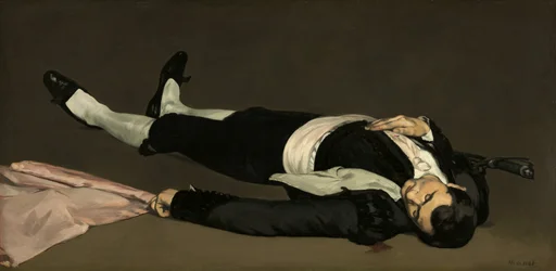 死んだ闘牛士、おそらく 1864 年。