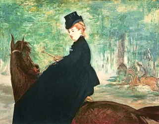 女騎手、1875年
