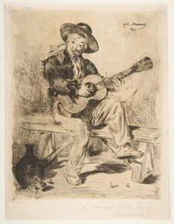 スペインの歌手Le Guitarrero、1861-62。