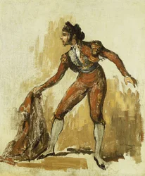 闘牛の衣装を着た若い男、1862