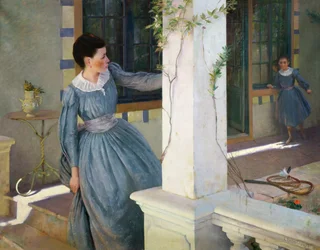 かくれんぼ、1890年。