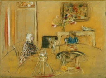クレイズ城で昼食。シャトーデクレイでの昼食1935