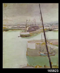 オンフルール港、1919年