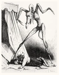 Le Diable Amoureux、1845年のイラスト