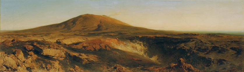 1878年のエトナ山頂