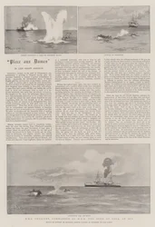 HMSクレセント、HRHヨーク公の指揮、海上