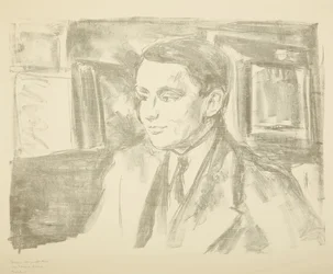 ヴォルフガング・グルリットの肖像、1912年。