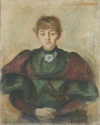 Ragnhild Backstrom、1894年頃（キャンバスにパステル）