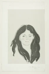 カルチエ・ラタンの若い女性