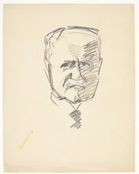 Dr.med の肖像画の研究。 カール・ローレンツェン (1860-1932)