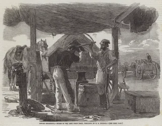 セバストポルの前、左包囲列車のフォージ