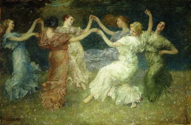 踊り子たち（油彩・キャンバス）