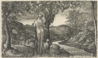 花嫁、1828年（線の彫刻）