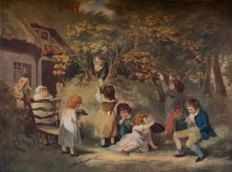 子供たちのナッティング、c1783
