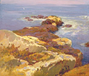 岩と海