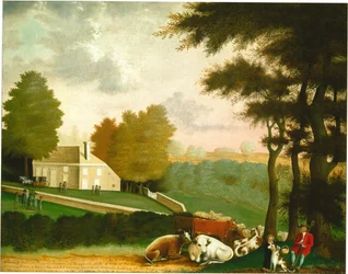 ウィリアム・ペンの墓 1847-1848年頃 油彩・カンヴァス