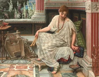 クロエドゥルシス・ドクタ・モドスとシタラエ・サイエンス（油彩・キャンバス）