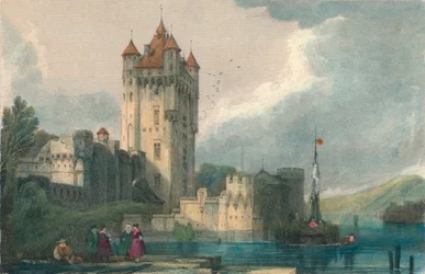 エルフェルトのゴシック様式の塔、c1834。