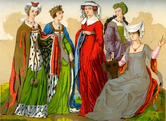 イングランドの貴婦人たち、15-16世紀、1849年