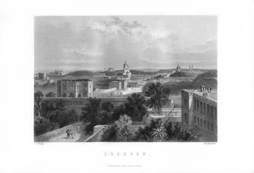 インド、ラクナウ、1893年。
