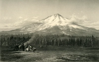 「シャスタ山」、1872年。