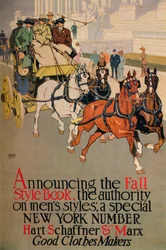 1911年秋のスタイルブックのメンズファッション誌の表紙