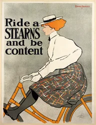 スターンズに乗って満足、c1896 カラー リソ。