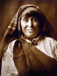 アコマの女性、c。 1904年、写真エドワード・S・カーティス