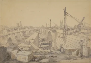 ロンドン橋の建設、1830