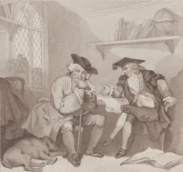 A College Scene, or a Fruitless Attempt on the Purse of...、[1787 年 8 月 1 日]、1802 年 7 月 1 日に再発行。
