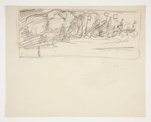 The Quest of the Holy Grail (1901 年に完成したボストン公立図書館の 15 枚の絵画のシリーズ) の構図習作