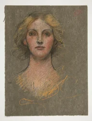 若い女性の肖像画