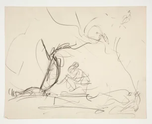 聖杯の探求のための習作 (1901 年に完成した、ボストン公立図書館のための 15 枚の絵画のシリーズ)