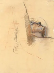 光の精霊の習作 - ペンシルバニア州ハリスバーグの州議会議事堂の壁画装飾、1902～1911年（ジョン・シンガー・サージェントによって完成）