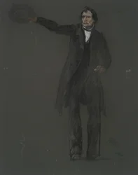 サデウス・スティーブンスの図の研究、