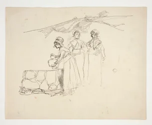 Three women at a well - unidentified illustration   1334179   ja       japanese Successfully Translated  Original: Landskab Translat: Landskab 1264112 ja japanese Successfully Translated Original: The Climbers, dated 1524. Translat: The Climbers, dated 152