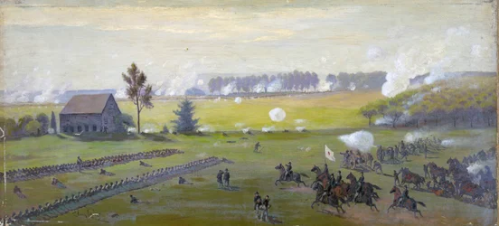 アメリカ南北戦争 1861 年 - 1865 年: 1863 年 7 月 1 日 - 3 日のゲティスバーグの戦いで、リーの北への侵攻が終結した。 戦争中の他のどの戦争よりも多くの米国の死傷者。 油