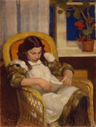 読書する少女