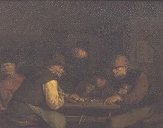 カードプレーヤー」1655年～60年頃（油彩・キャンバス）