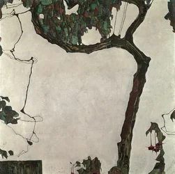 秋の木、1909