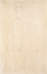ヌードガール;マドシェナクト、1912