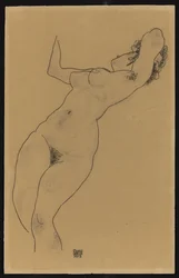 1918年、リクライニングヌード