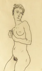 立っているヌード、1918